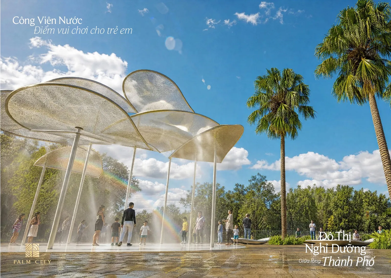 Công viên nước khu vui chơi trẻ em tại Palm City