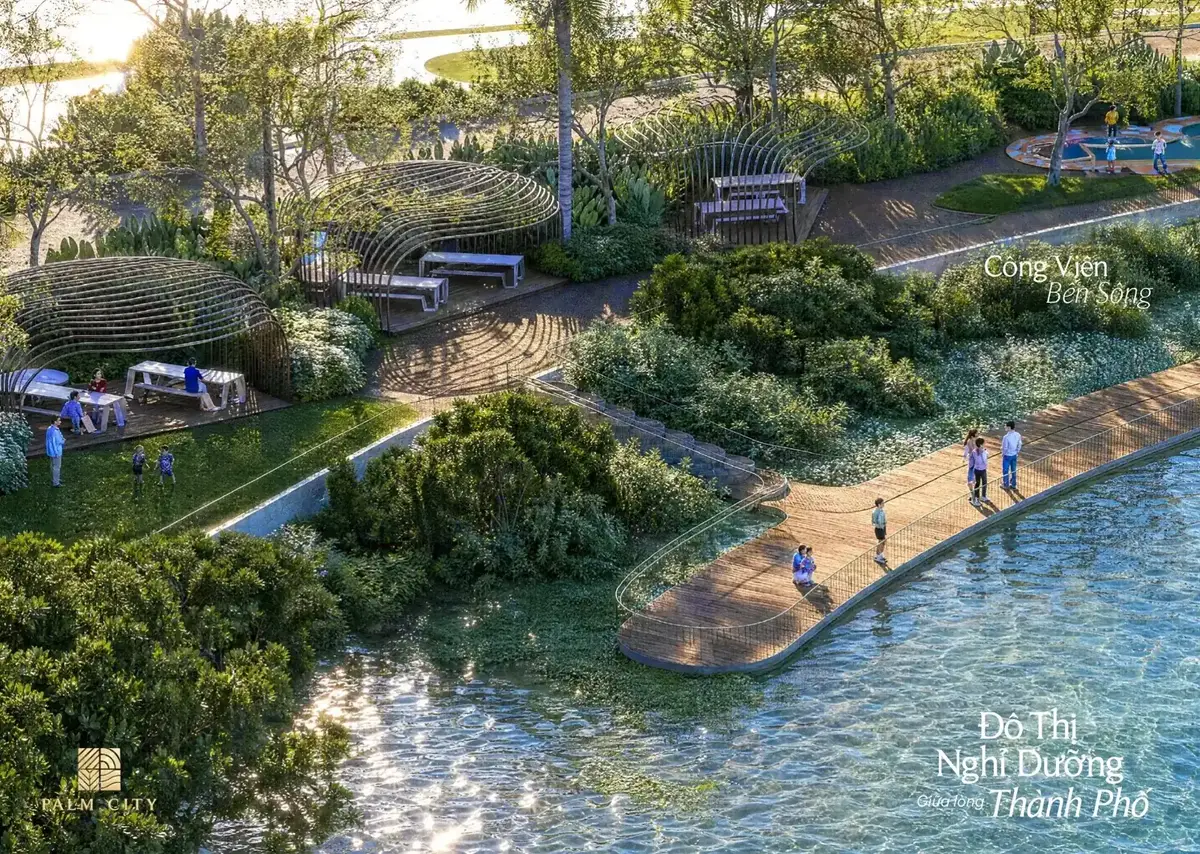 Công viên bến sông nội khu phục vụ cư dân Palm River